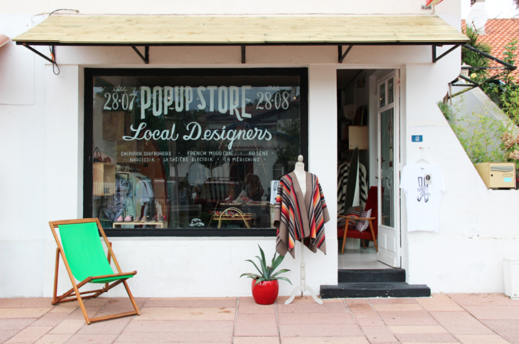 Pop Up Store Local Designers à Hossegor
