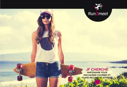 jeune femme cherche partenaire pour skater avec le site de rencontres Run2meet.