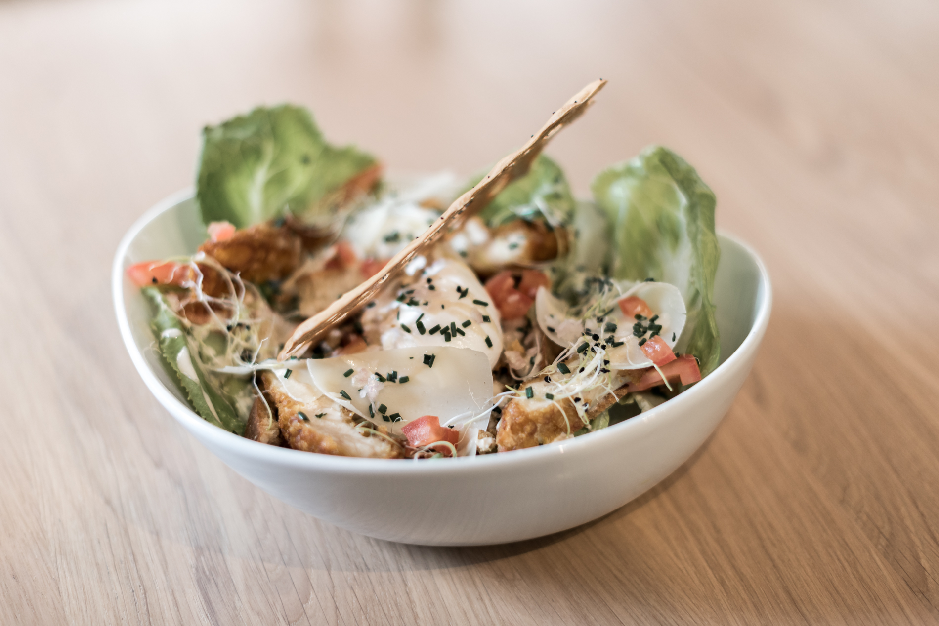 Salade César duRestaurant Kitchen Dada à Bayonne 