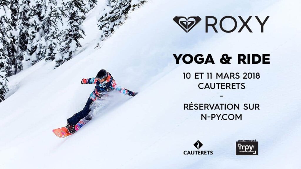 yoga ride ski cauteret pyrenees aquitaine