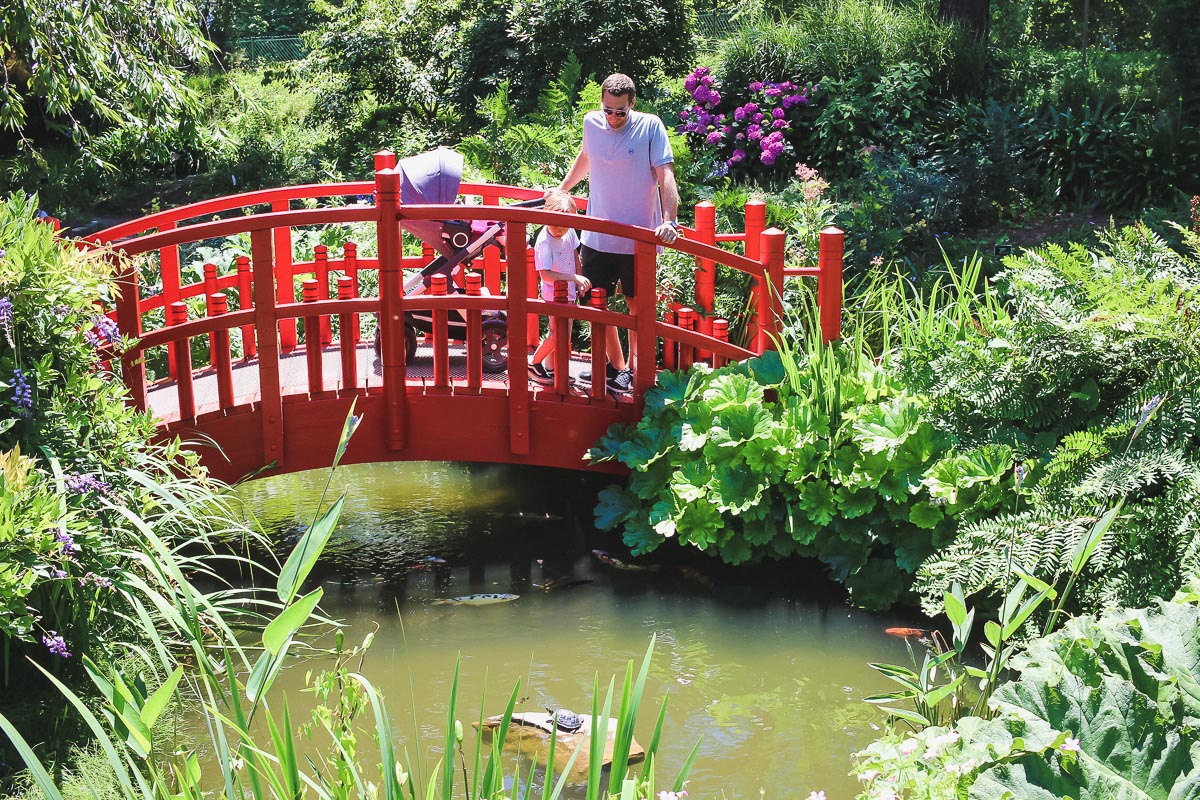 Le jardin botanique dans les Remparts à Bayonne au Pays basque pour une activité en famille.