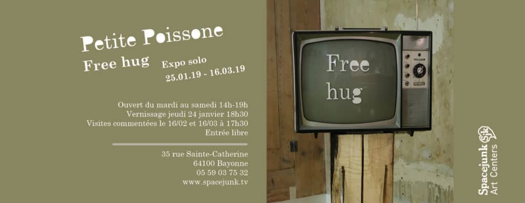 Spacejunk Bayonne exposition Petite Poisonne du 25 janvier au 15 mars 2019.