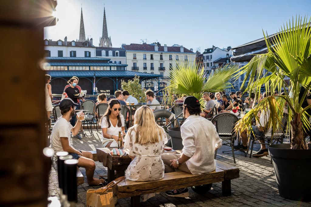 En terrasses à Bayonne