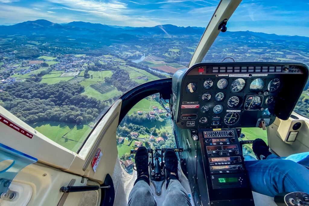 Vol au-dessus du Pays basque avec Biarritz Helicoptère