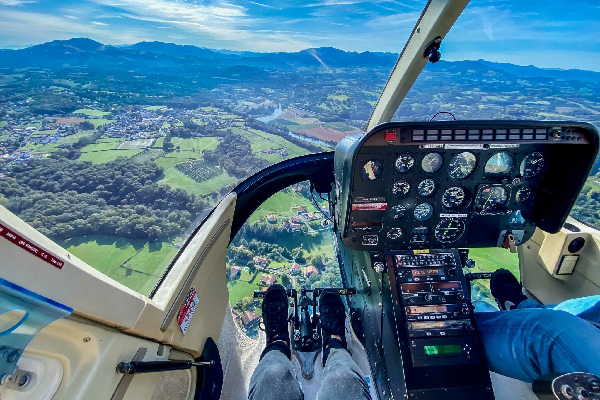Vol au-dessus du Pays basque avec Biarritz Helicoptère