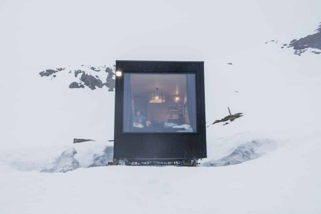 Atipic Lodge : une nuit sous la neige en tiny house !