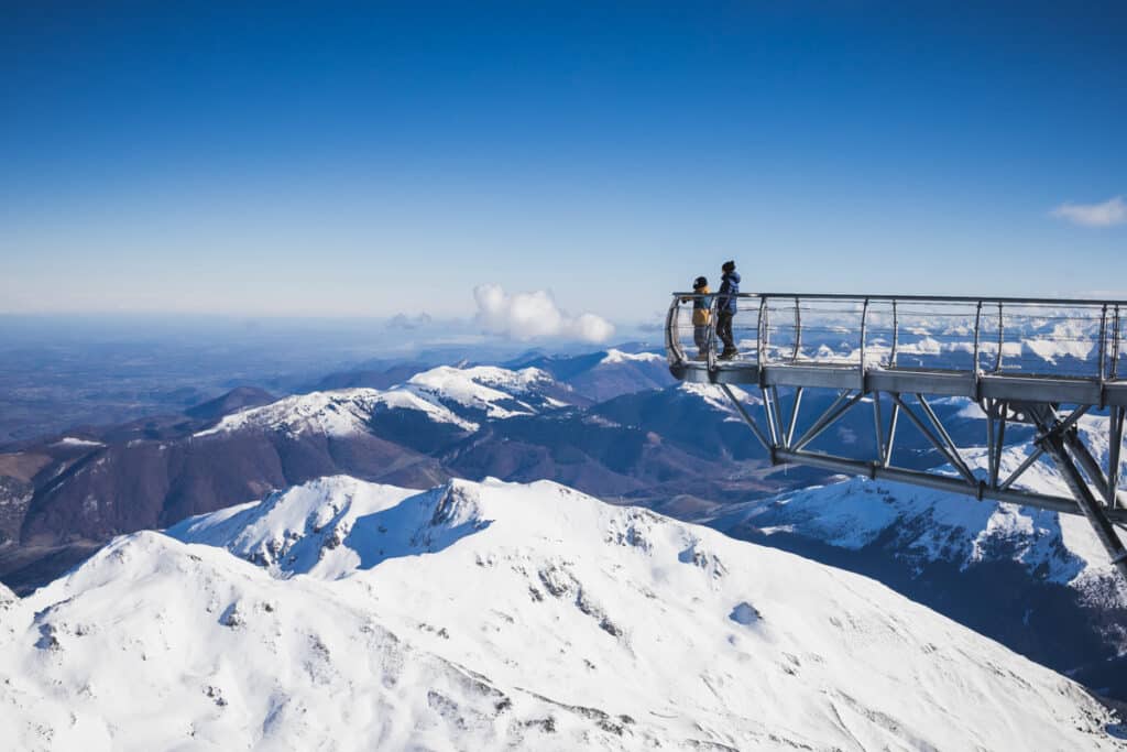 Le Pic du Midi de Bigorre sous la neige