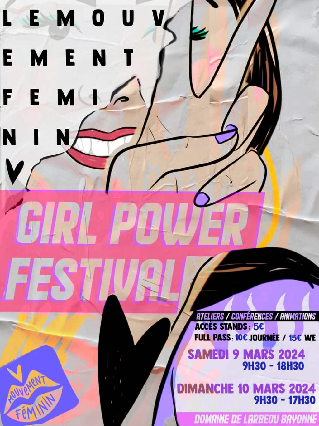 Girl Power Destival le 10 et 11 mars 2024 à Bayonne