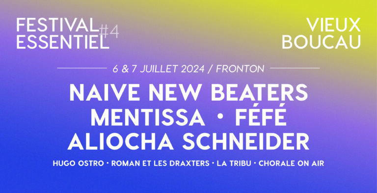 Festival Essentiel à Vieux-Boucau le 6 et 7 juillet 2024 dans les Landes