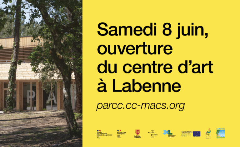 Ouverture du centre d'art PARCC à Labenne par la MACS