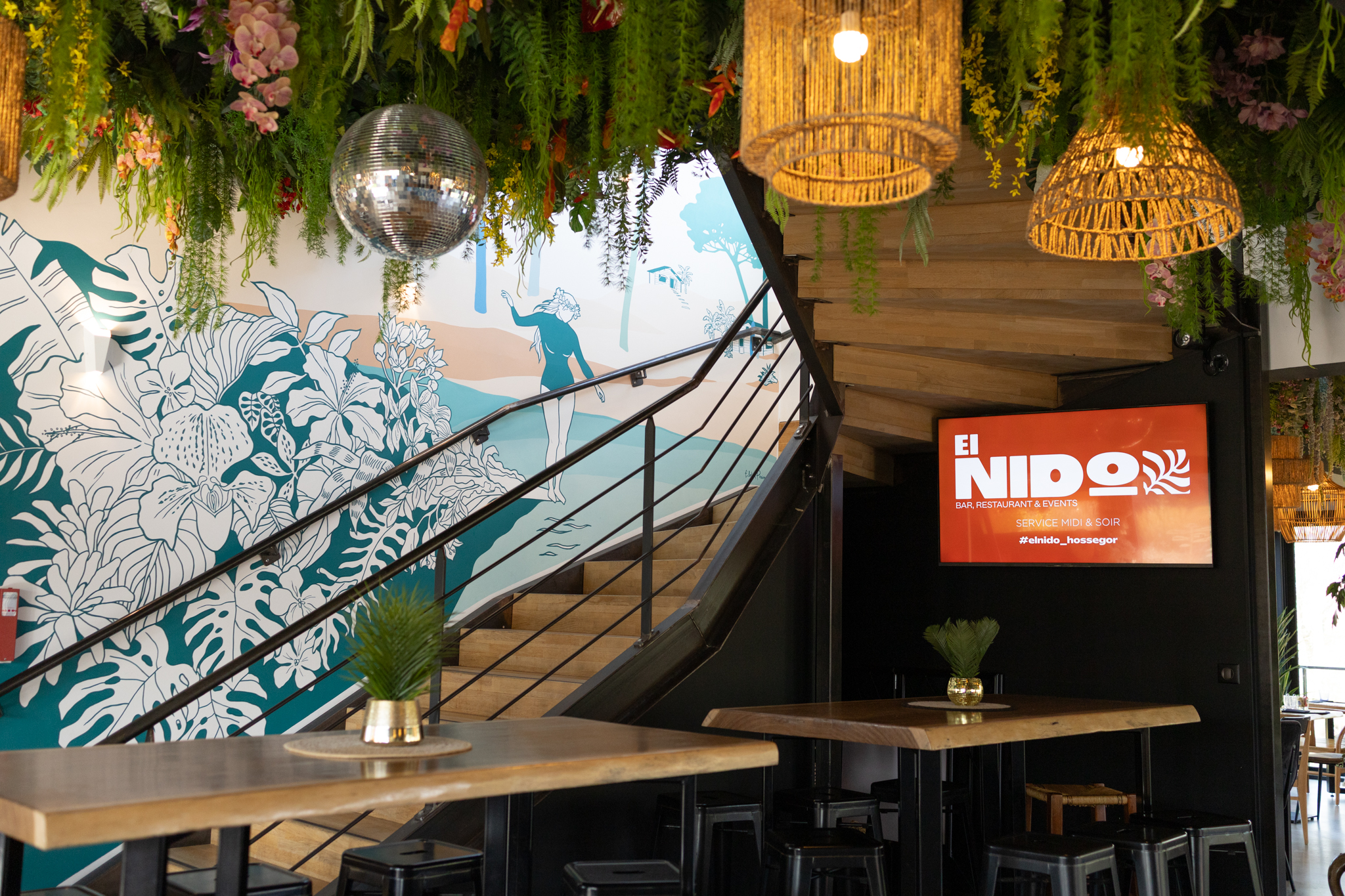 EL NIDO Hossegor : le restaurant sous les pins Parc Pédebert