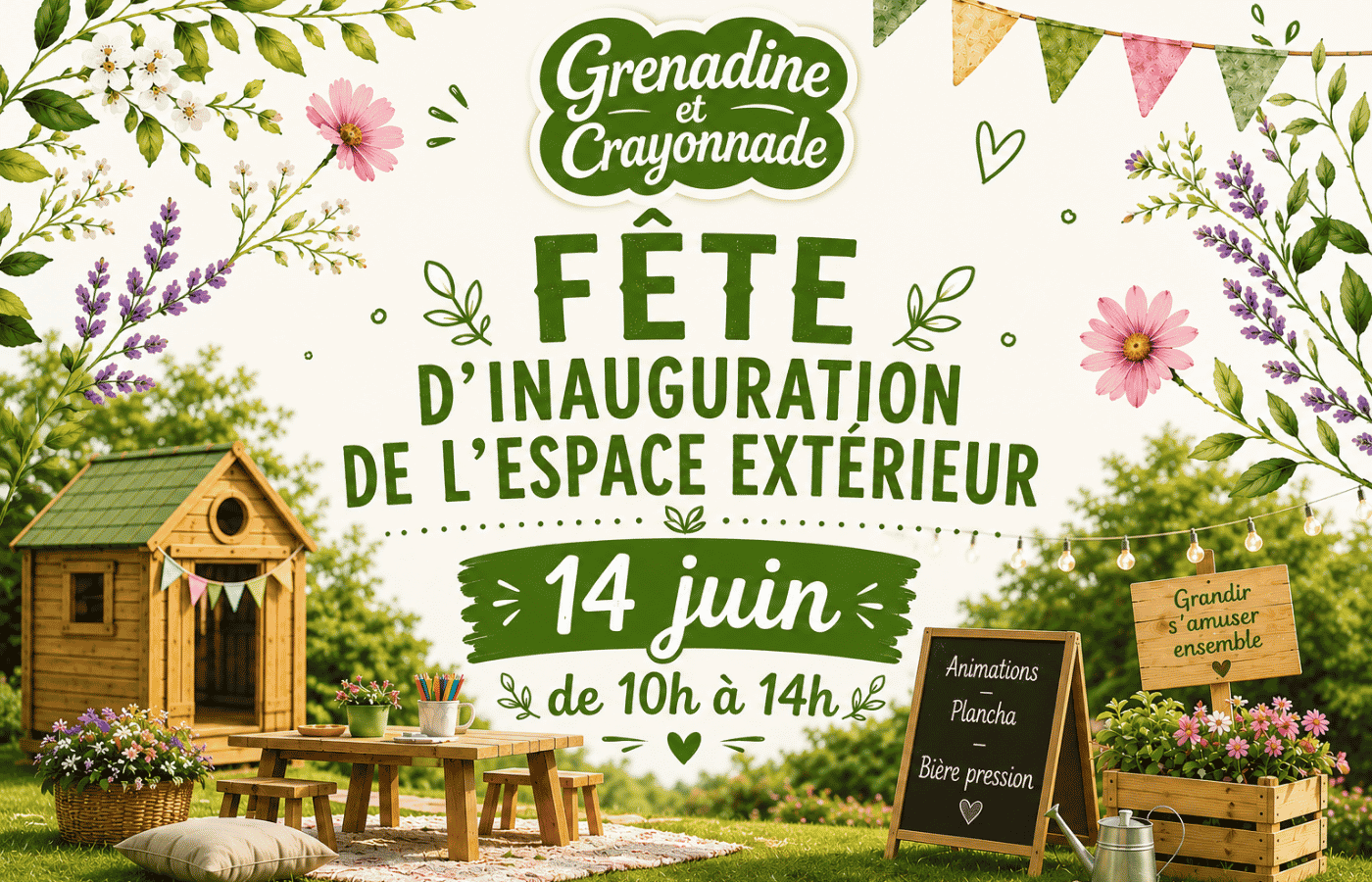 Fête chez Grenadine & Crayonnade